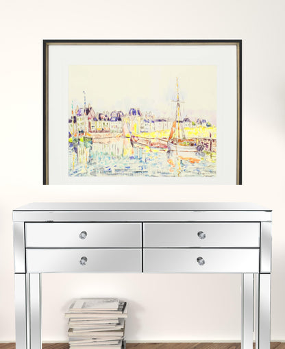 Le Croisic Ii Framed Art Black Picture Frame Print Wall Art