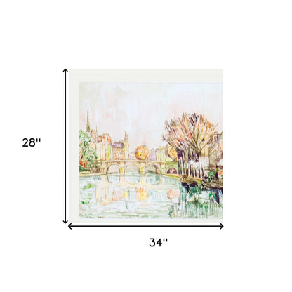 The Pont Neuf Paris Black Print Wall Art