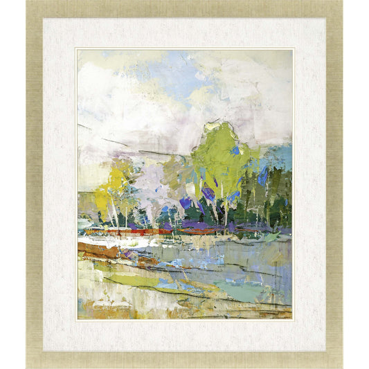 Forest Expanse Ii Framed Art Gold Picture Frame Print Wall Art