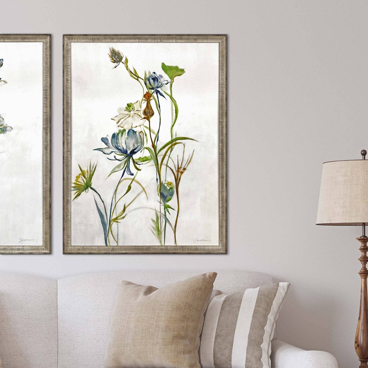 Late Summer Wildflower Ii Framed Art Silver Picture Frame Print Wall Art