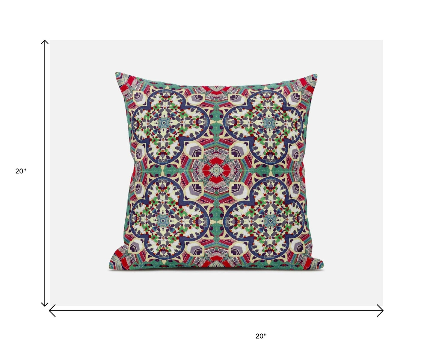18"X18" Pink And Gray Microsuede Quatrefoil Zippered Pillow