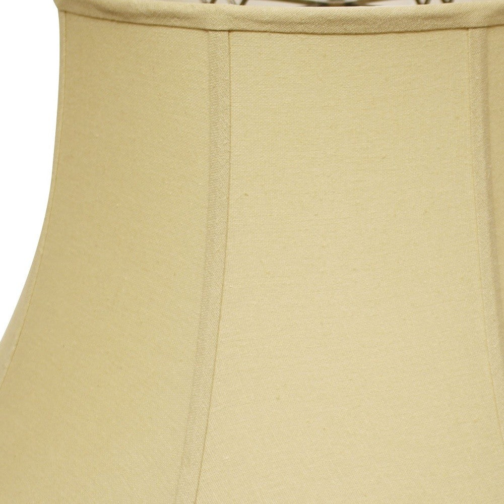 19" Pale Brown Drum Linen Lampshade