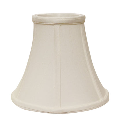 16" White Premium Bell Monay Shantung Lampshade
