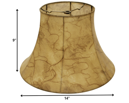 14" Antique Parchment Slanted Softback Lampshade