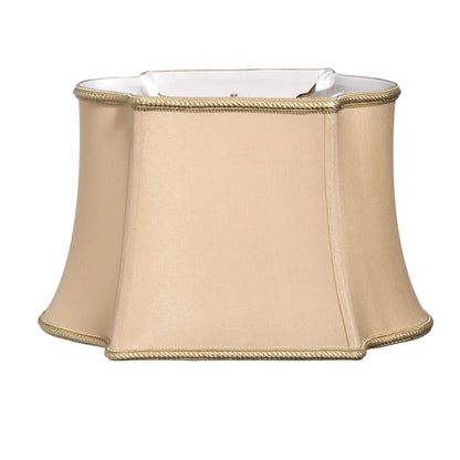 14" Vintage Gold Premium Oblong Shantung Lampshade