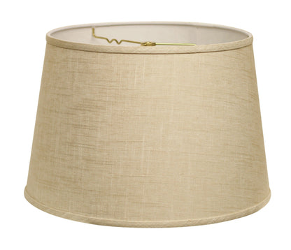 16" Light Wheat Rounded Empire Slanted Linen Lampshade