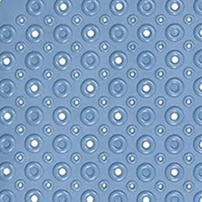 Blue Bubbles Drain Hole Bathrub Mat