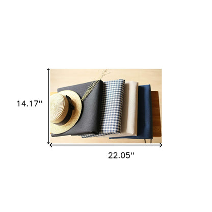 Set Of Two 20" X 12" Brown And Black Houndstooth Zippered Handmade Polyester Lumbar Pillow