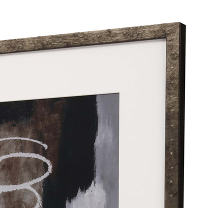 Oxidize - Paint Framed Art Brown Picture Frame Print Wall Art