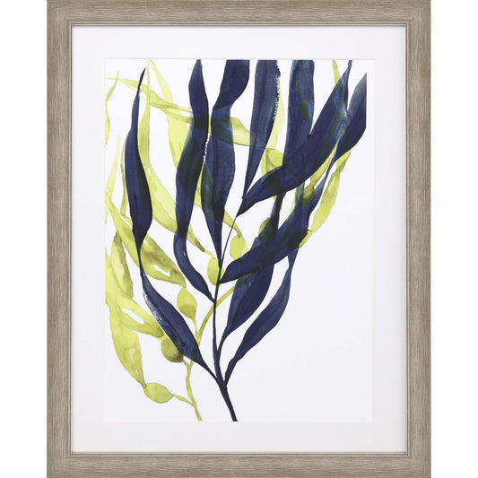Kelp Embrace Ii Framed Art Silver Picture Frame Print Wall Art