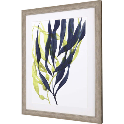 Kelp Embrace Ii Framed Art Silver Picture Frame Print Wall Art