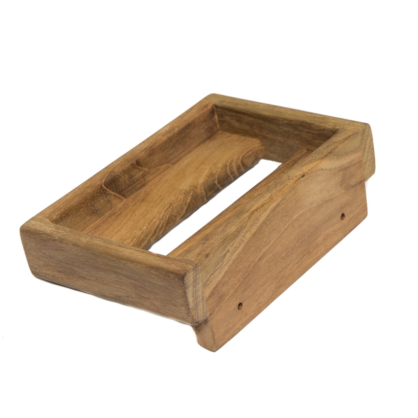 Traditional Solid Teak Wall Mount Soap Dish