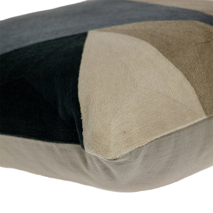 20" X 20" Beige Zippered 100% Cotton Throw Pillow