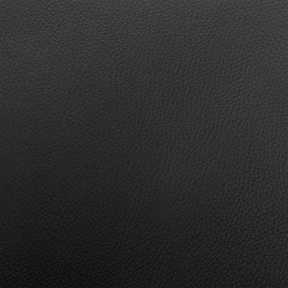 Black Faux Leather Adjustable Modern Bar Stool