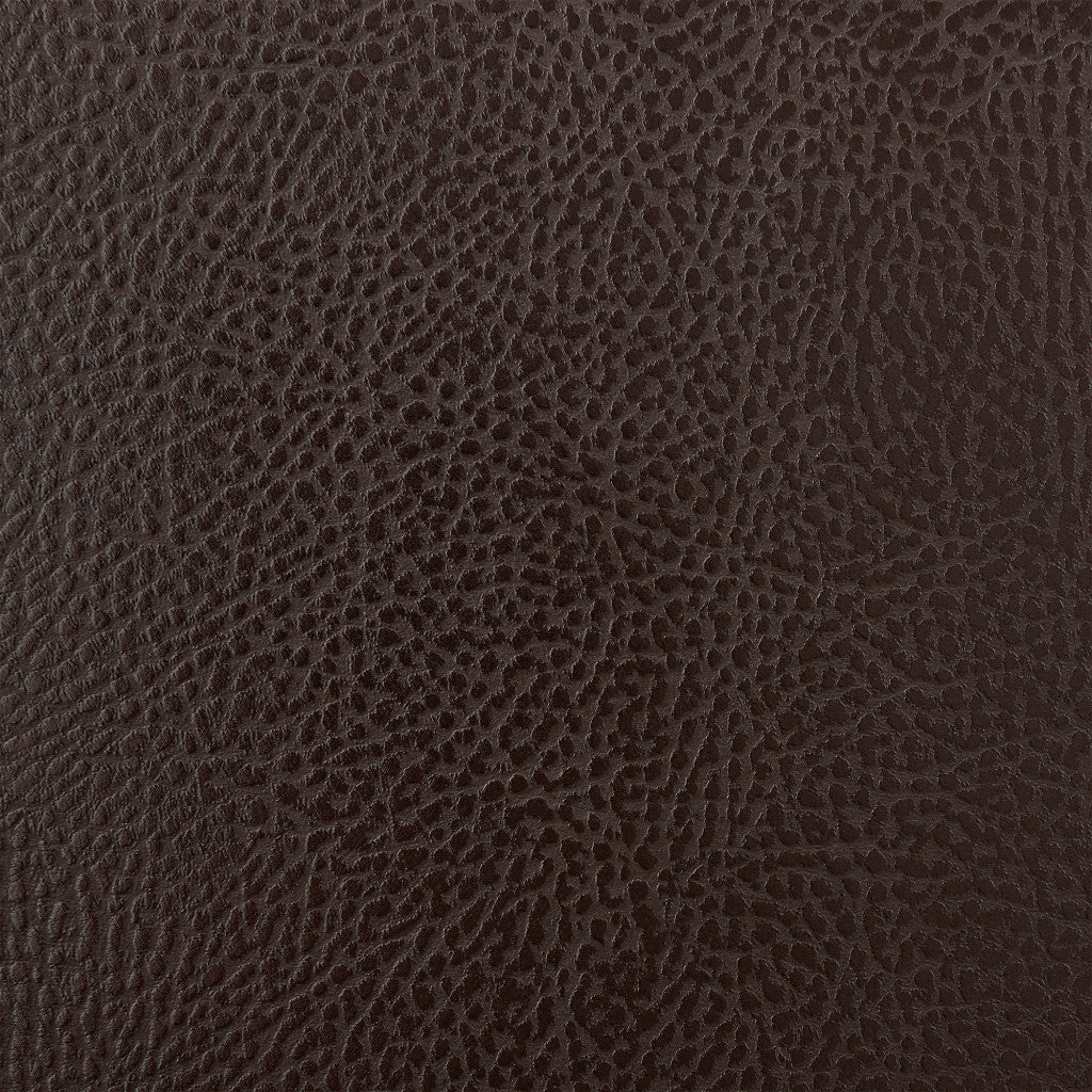 26" Mod Chocolate Faux Leather Java Brown Finish Swivel Bar Stool