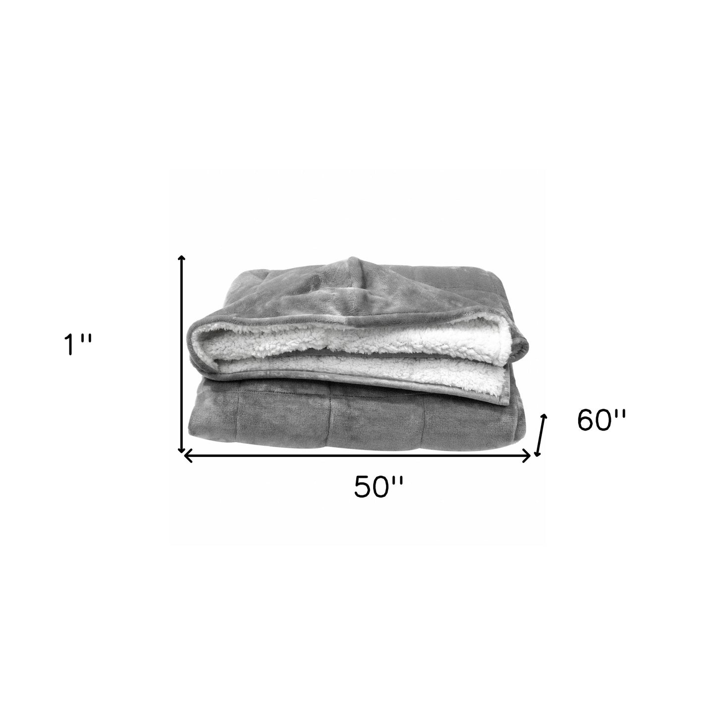 Grey Deluxe Hooded Weighted Velvet Throw Blanket