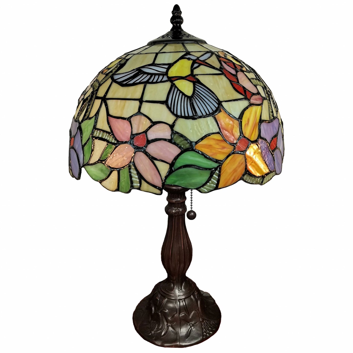 18" Tiffany Style Floral Table Lamp