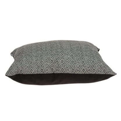 20 X 20 Gray Zippered Cotton Blend Throw Pillow