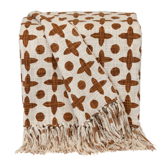 Parkland Collection Print Transitional Blue Rectangle 50" x 60" Throw