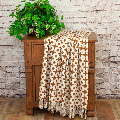 Parkland Collection Print Transitional Blue Rectangle 50" x 60" Throw