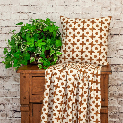 Parkland Collection Print Transitional Blue Rectangle 50" x 60" Throw