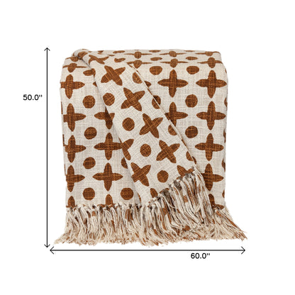 Parkland Collection Print Transitional Blue Rectangle 50" x 60" Throw