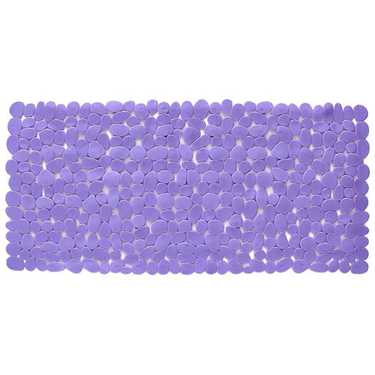 Purple 35" Pebble Shower Mat