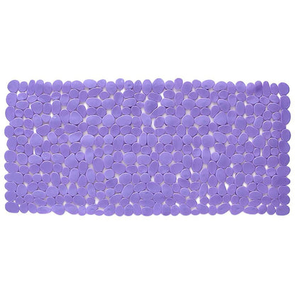 Purple 35" Pebble Shower Mat