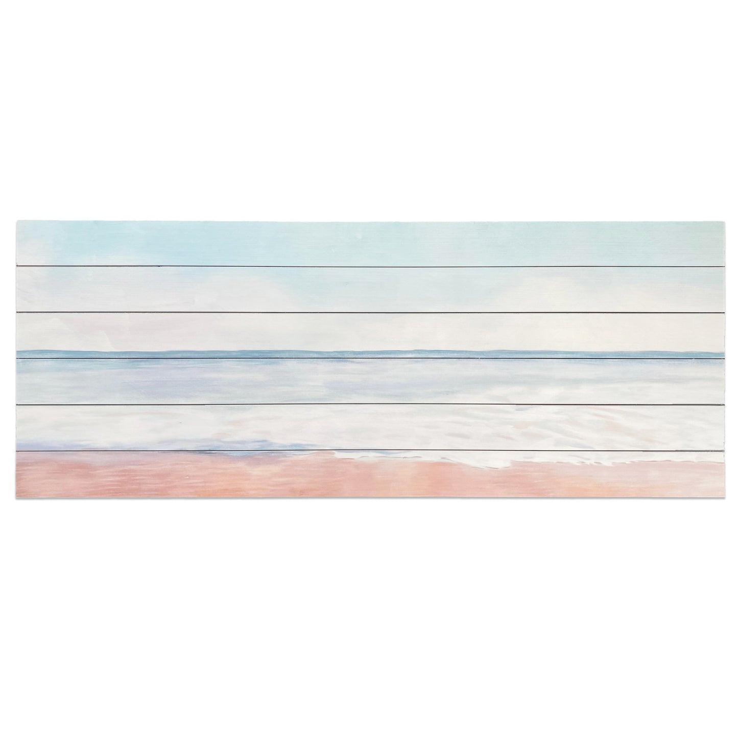 Serene Ocean Waves Wall Plank Wall Art