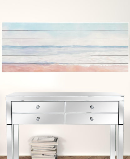 Serene Ocean Waves Wall Plank Wall Art