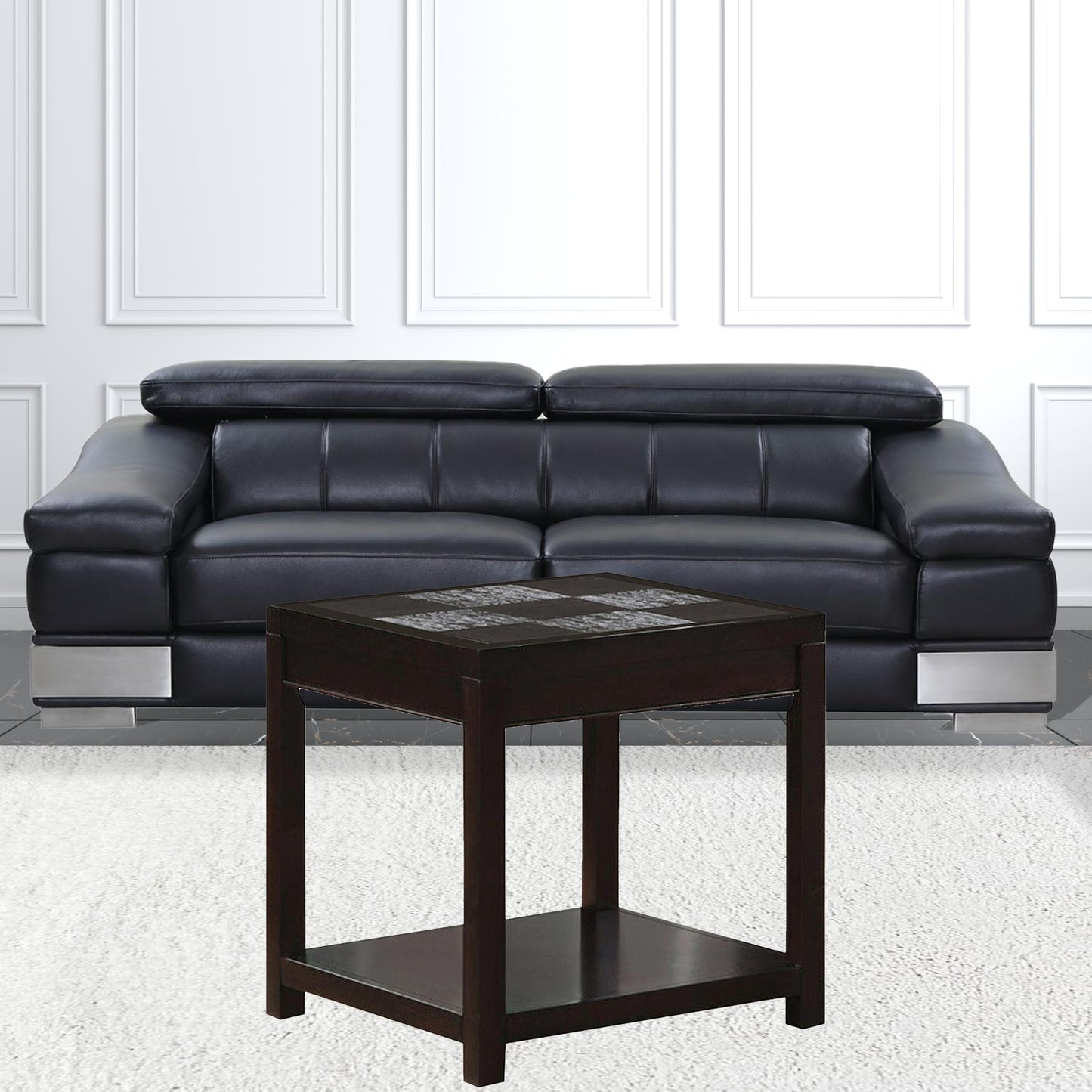 24" Espresso Rectangular Coffee Table