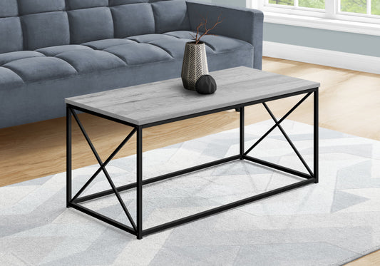 41" Grey Rectangular Coffee Table