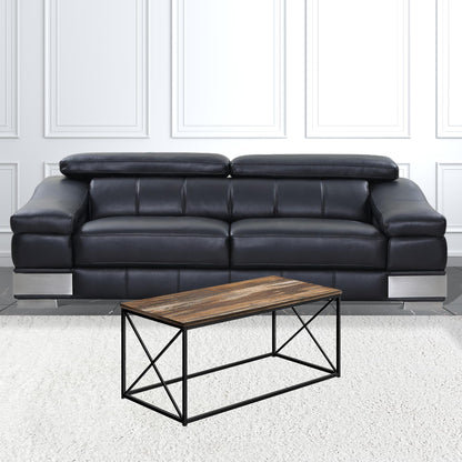 41" Brown Rectangular Coffee Table
