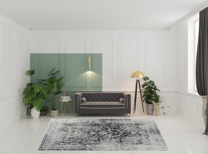 8' X 11' Brown Abstract Area Rug