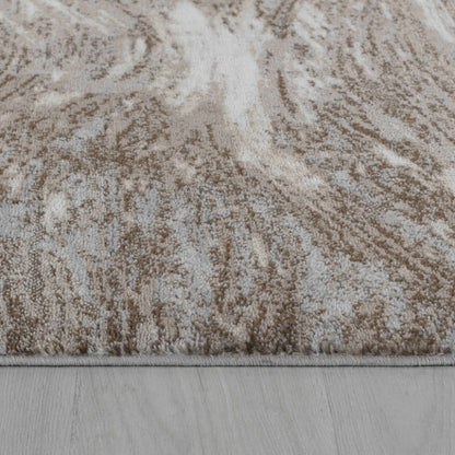 4' X 6' Brown Abstract Area Rug