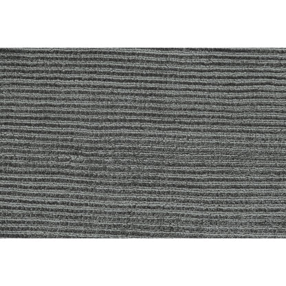 4' X 6' Gray And Black Hand Woven Area Rug