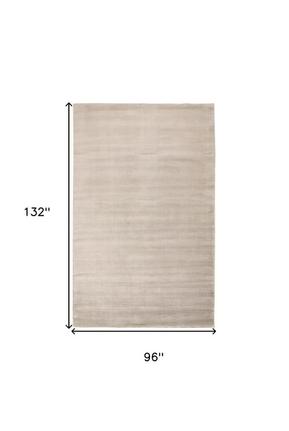 4' X 6' Gray And Black Hand Woven Area Rug