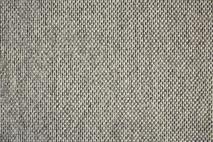 4' X 6' Gray And Ivory Wool Floral Hand Woven Stain Resistant Area Rug