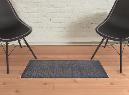 2' X 3' Tan Ivory And Taupe Hand Woven Area Rug