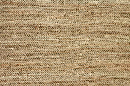 8' X 11' Tan And Gray Hand Woven Area Rug