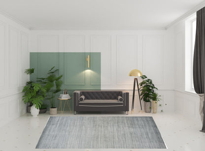 2' X 3' Gold Ivory And Gray Abstract Stain Resistant Area Rug