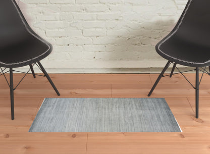 2' X 3' Gold Ivory And Gray Abstract Stain Resistant Area Rug