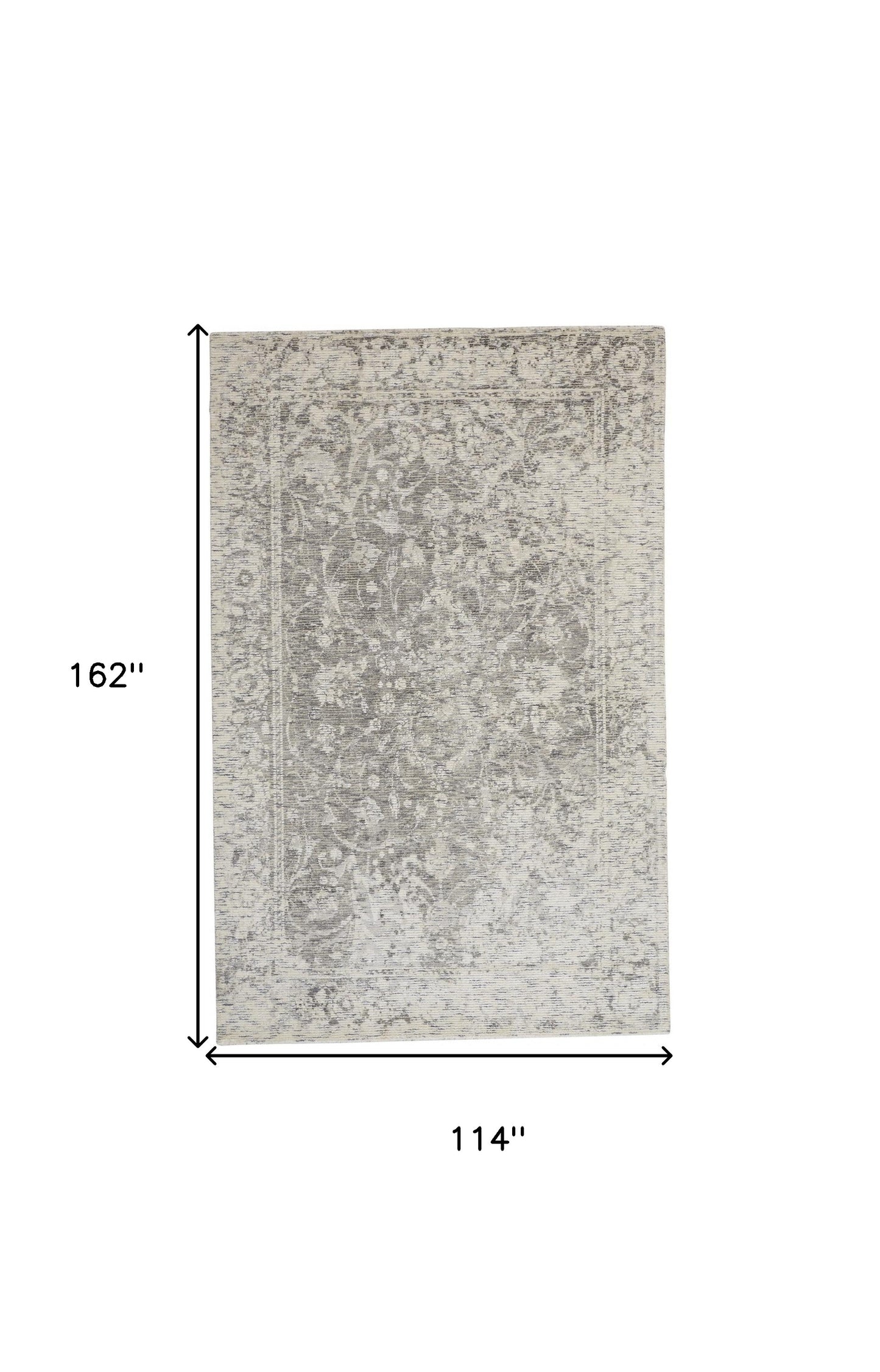 8' X 11' Ivory And Tan Abstract Hand Woven Area Rug