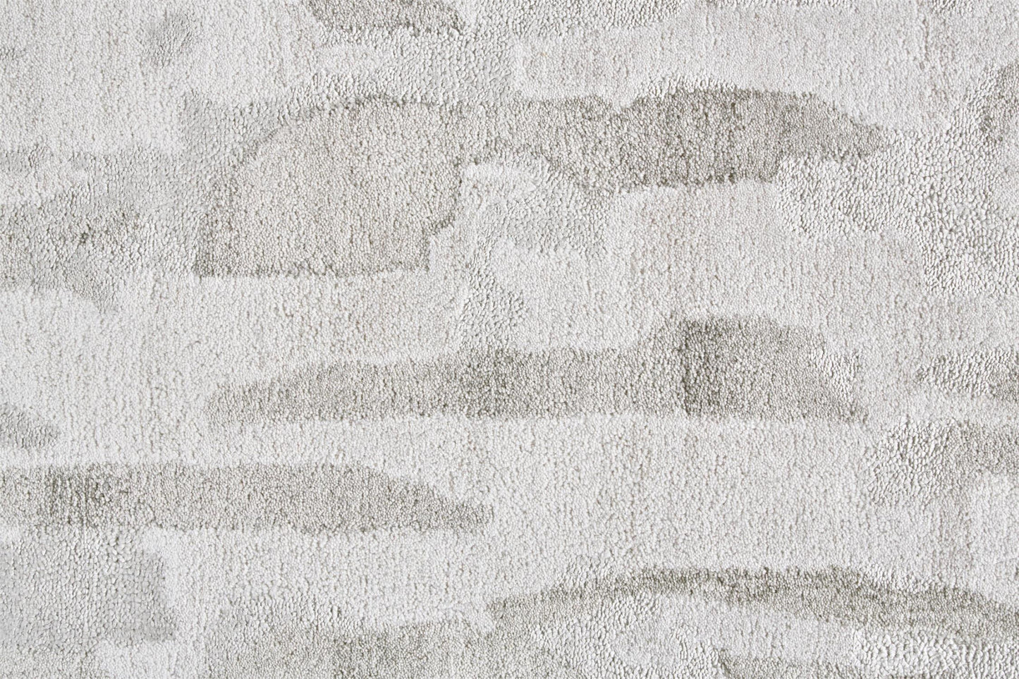 4' X 6' Gray Taupe And Silver Abstract Tufted Handmade Area Rug