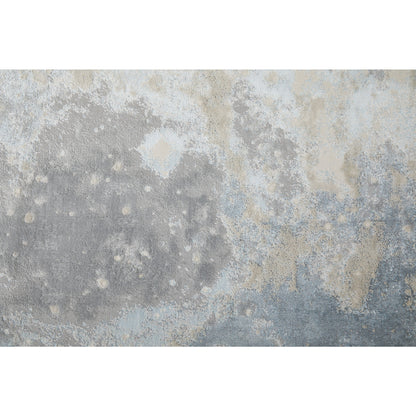 9' x 12' Gray Abstract Area Rug