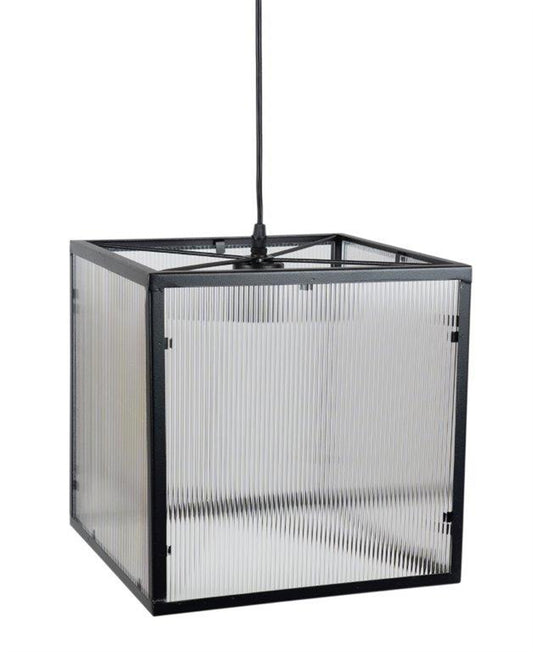 Lantern Metal Ceiling Light With Clear Shades