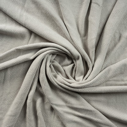 Gray Woven Cotton Herringbone Throw Blanket