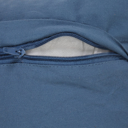 20" X 20" Silver Gray And Light Gray Viscose Zippered Pillow