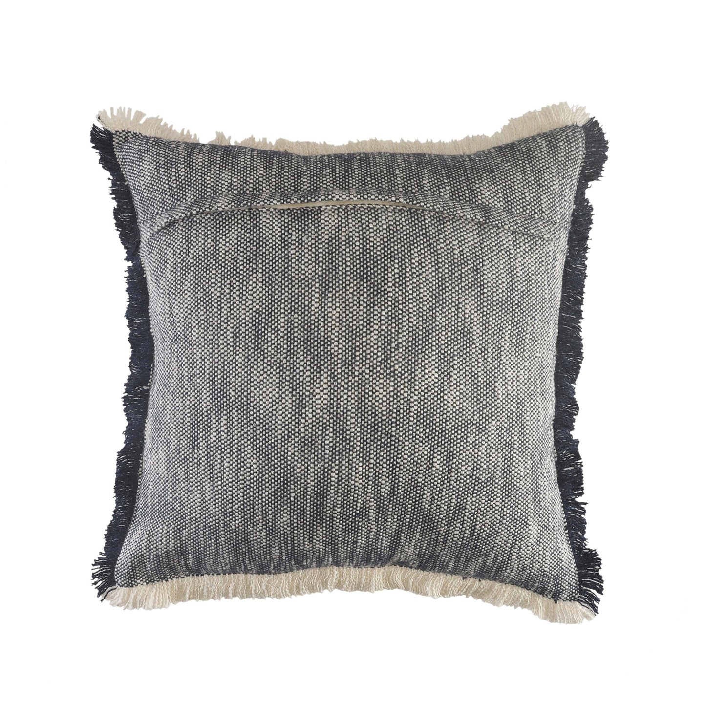 20" X 20" Micro Gray 100% Cotton Zippered Pillow
