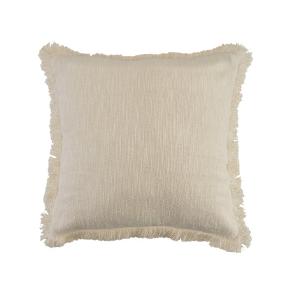 20" X 20" Micro Gray 100% Cotton Zippered Pillow